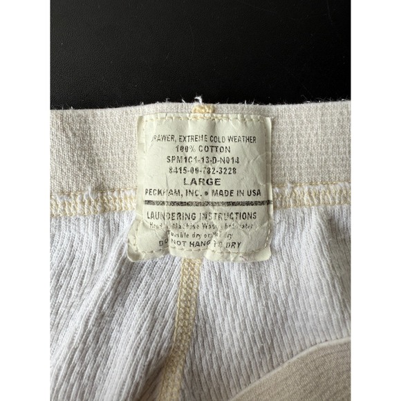 Lot of 3 Military EXTREME COLD WEATHER DRAWERS 8415-00-782-3228 Sz Large Thermal - Picture 3 of 7